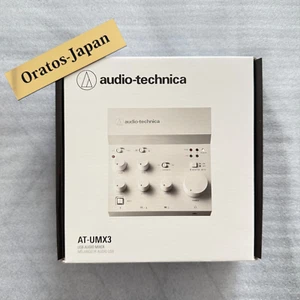 Audio-Technica AT-UMX3 WH USB Audio Mixer Official Limited White Color Japan - Picture 1 of 17