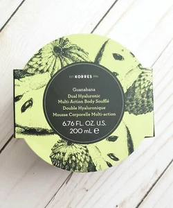 KORRES GUANABANA Dual Hyaluronic Multi Action Body Souffle - 6.76oz - NEW - Picture 1 of 5