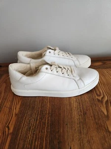 Sam Edelman White Leather Ethyl Sneakers Womens Sz 8M - Picture 1 of 7
