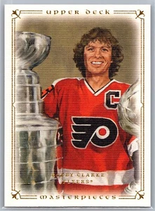 2008-09 UPPER DECK MASTERPIECES HOCKEY 61 BOBBY CLARKE FLYERS - Picture 1 of 2
