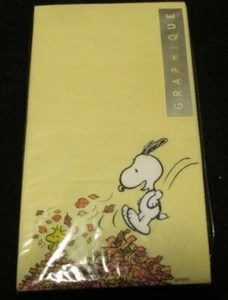 Juego de 16 servilletas Peanuts Snoopy & Woodstock otoño/otoño/acción de Gracias 13""x15,75 - Imagen 1 de 1