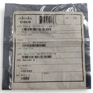 Module Transceiver SFP+ LC Cisco DS-SFP-FC8G-SW 8Gbps Fibre Channel SW - Bild 1 von 1