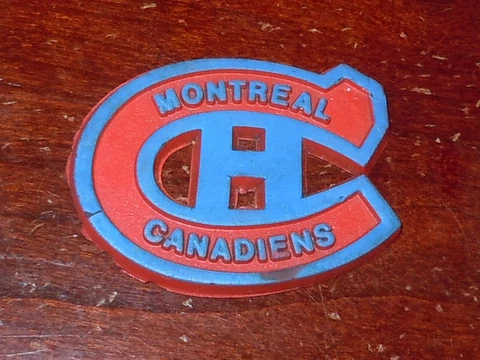 MONTREAL CANADIENS Vintage Old NHL RUBBER Hockey FRIDGE MAGNET Standings Board Cover