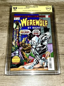Werewolf By Night #32 CBCS NOT CGC 9.9 SS SIGNED AL MIGROM & REMARK NM:M 9.9 - Picture 1 of 12