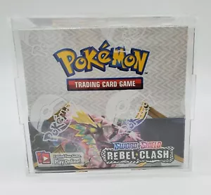 Caja de refuerzo Pokémon estuche de acrílico marco/pantalla calidad estuche original solamente - Imagen 1 de 5