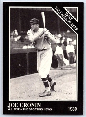 1991 Conlon Collection TSN Joe Cronin Washington Senators #314 - Image 1 of 2