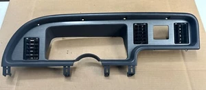 1985-1988 Ford Thunderbird Cougar Dash Cluster Bezel Trim Turbo Coupe Gray OEM - Picture 1 of 19
