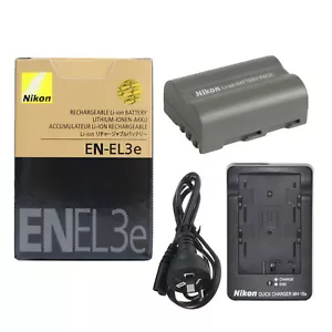 EN-EL3e Battery & Charger for Nikon D300S D100 D200 D700 D80 D90 D70 D70s D50 - Picture 1 of 8