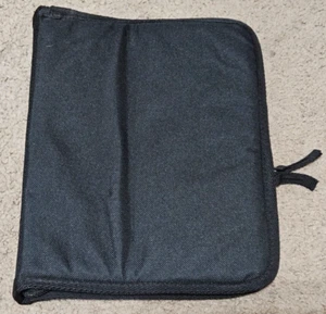 Estuche blando para pistola S&W M&P negro con cremallera bolsa de cargador protector más amarres - Imagen 1 de 8