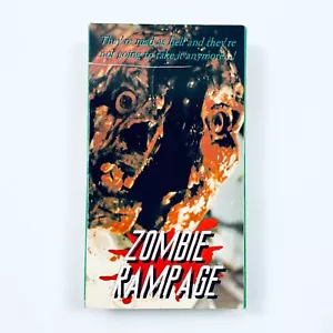 Zombie Rampage VHS NTSC Cinema Home Video Todd Sheets Splatter Rare Tested - Picture 1 of 3