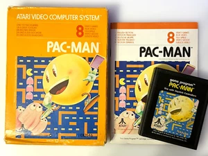 PAC-MAN - ATARI 2600 + 7800 - BOXED WITH MANUAL - TOP ZUSTAND - Bild 1 von 10