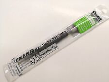 6 x Pentel EnerGel Ener Gel LRN5 0.5mm Gel Ink Rollerball Pen Refills Lime Green