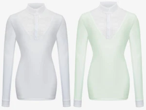 LeMieux Young Rider Eva Show Shirt Teens Kids Long Sleeve Competition Top 7-14 - Picture 1 of 8