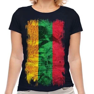 LITHUANIA GRUNGE FLAG LADIES T-SHIRT TEE TOP LIETUVA FOOTBALL LITHUANIAN SHIRT - Picture 1 of 21