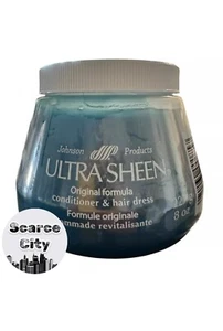 Ultra Sheen BLUE Original Formula Conditioner Hair Dress LARGE 8 oz Size HTF - Picture 1 of 6