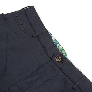 Meyer NWOT 5 Pocket Jean Cut Pants Size 36 x 32 US Arizona Solid Blue Wool Blend - Picture 1 of 12