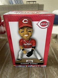 2018 SGA CINCINNATI REDS EUGENIO SUAREZ BOBBLEHEAD , NEW IN BOX - Picture 1 of 1