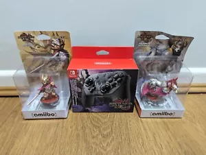 Monster Hunter Rise Sunbreak Switch Pro Controller + Amiibo - Picture 1 of 13