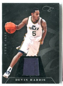 2010-11 Panini Black Box Elite Devin Harris JERSEY RELIQUIA 14/99 UTAH JAZZ - Imagen 1 de 1