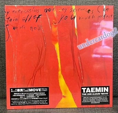SHINee Tae Min Vol.2 MOVE Taiwan CD+Card (Wild Ver.) TaeMin - Image 1 of 4