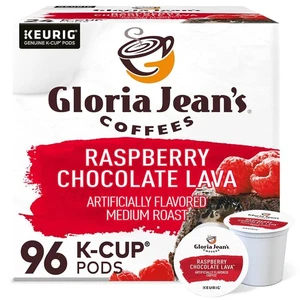 Gloria Jean's Raspberry Chocolate Lava Keurig 24 Count (Pack of 4) - Picture 1 of 11
