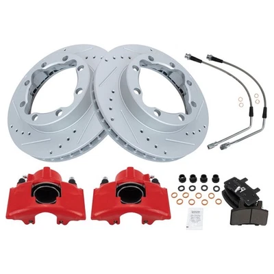 Brake Pad & Rotor Kit For 1988-1996 Chevrolet K2500 Truck 1995-1999 Suburban GMC - Image 1 of 4