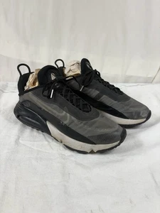 Nike Air Max Mens 12 (2090) Black White Grey Running Shoes Sneakers Used Good - Picture 1 of 9