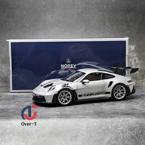 NOREV 1:18 PORSCHE 911 GT3 RS Silver 2022 alloy car model - Picture 1 of 15
