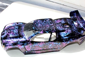 CUSTOM PAINTED JCONCEPTS HIGH SPEED ILLUZION BODY FOR TRAXXAS RUSTLER VXL / XL5 - Picture 1 of 6