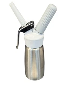 Williams Sonoma iSi Mini Batidor Crema Acero Inoxidable Blanco Caja Abierta Media Pinta - Imagen 1 de 10