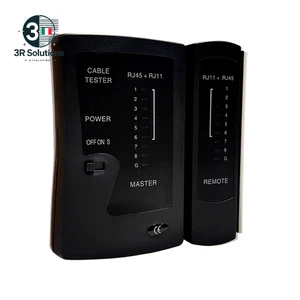 Tester per Cavi Ethernet Di Rete per RJ11 RJ12 LAN RJ45 Cat5 Cat5E Cat6 Cat6A Ca - Zdjęcie 1 z 14