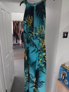 Roman Ladies Maxi Dress UK 10 Multicoloure Floral Sleeveless Long Summer Bnwt - Bild 1 von 5