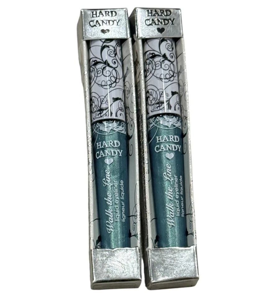 Lot Of 2 Hard Candy Walk The Line Liquid Eyeliner 077 Turquoise - DISCONTINUED - Image 1 of 1