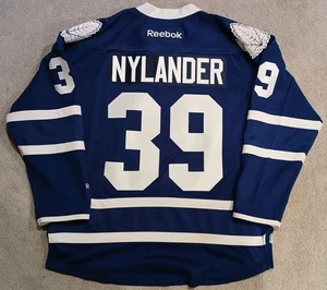 #39 William NYLANDER Toronto MAPLE LEAFS Off. Lic. REEBOK ROOKIE Jersey, Men's M - Picture 1 of 2