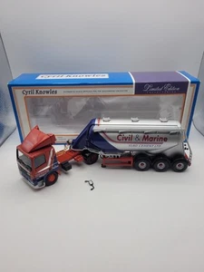 Corgi 1:50, 75901, Leyland DAF 85 Powder Tanker, Cyril Knowles Ltd. Diecast. - Picture 1 of 24