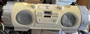 Vintage JVC Kaboom RV-NB20W tragbarer aktiver Subwoofer CD/MP3/AM/FM/Amp System - Bild 1 von 14