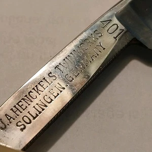 J A HENCKELS, MAQUINILLA DE AFEITAR RECTA TWIN WORK 401 CAJA ORIGINAL, EXCELENTE - Imagen 1 de 6