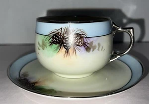 China Hutschenreuther Baviera Oakland Studio patrón de piña azul blanco. - Imagen 1 de 15