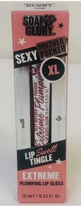 SOAP & GLORY SEXY MOTHER PUCKER XL EXTREME PLUMPING LIP GLOSS SWELL - CLEAR NIB - Picture 1 of 4