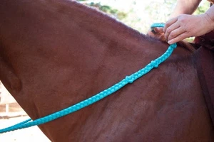 Martha Josey Knotted Barrel Reins - Picture 1 of 21