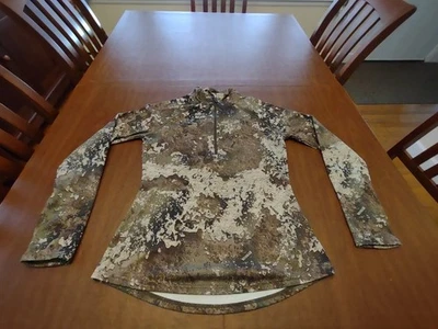 She Outdoor 1/4 Zip Pullover Strata Camo Shirt Women’s Small Excellent Pre Owned - Image 1 of 4