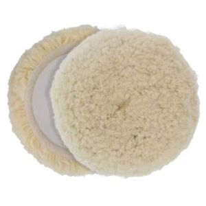 Dura-Gold 8" 100% Wool Hook & Loop Buffing Pad for Compound Cutting & Polishing - Picture 1 of 5