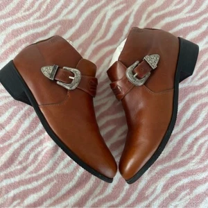 ARIAT BLAIR REITER SCHNALLE BRAUN LEDER STIEFELETTEN GRÖSSE 9 - Bild 1 von 9