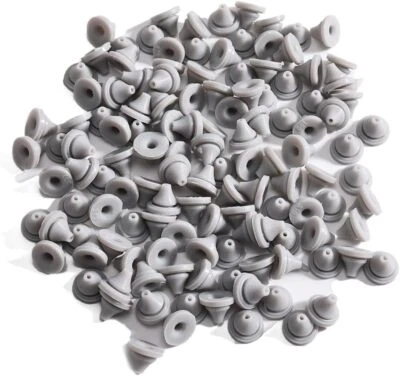 50-100x Shower Head Rubber Silicone Nozzle Nipple Replacement Water Fits Hole Bath Tool - Image 1 of 4