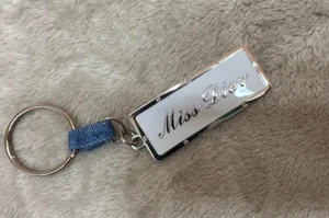 Christian Dior Novelty PORTE CLEFS Pearl white Metal Key holder wz/Box Very Rare - Picture 1 of 5