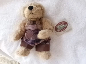 COTTAGE COLLECTIBLES GANZ FREDDY TEDDY BEAR-JOINTED-NEW TAG - Picture 1 of 1