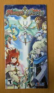 Ohne Spiel - HEXYZ FORCE Bedienungsanleitung BUCH Booklet PSP rpg ATLUS Sony RAR - Bild 1 von 2