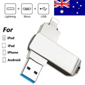 USB Flash Drive Photo Thumb Stick Memory External Storage For iPhone iPad 2TB 1T - Picture 1 of 14