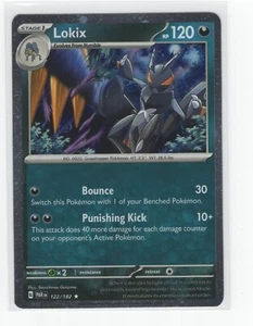 Pokemon Paradox Rift Lokix 122/182 Cosmos Holo Exclusive - Picture 1 of 1