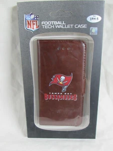 Tampa Bay Buccaneers Tech Wallet Case for iPhone 6 holds cards & license - Picture 1 of 4